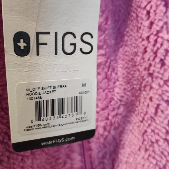 Figs Off Shift Sherpa Jacket NWT - Picture 3 of 7